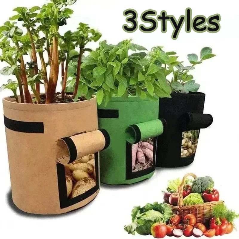 Agriculture Vertical Farming - 3 Arten Filz Pflanze wachsen Taschen