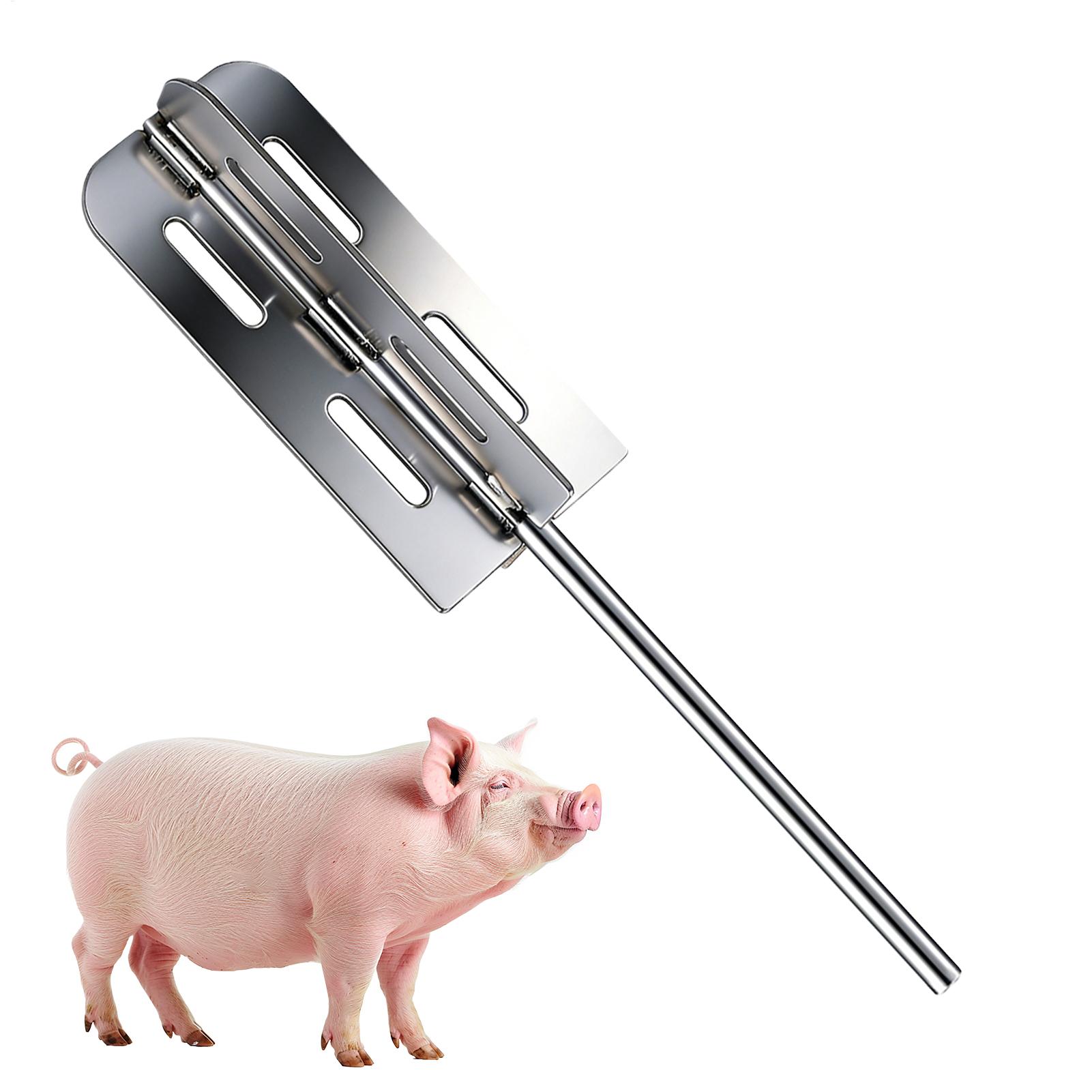 Farming Equipment For Agriculture - Schweinehaar-Entfernungswerkzeug Edelstahl-Bohraufsatz für Elektrobohrer Schweinehaar-Schaber für