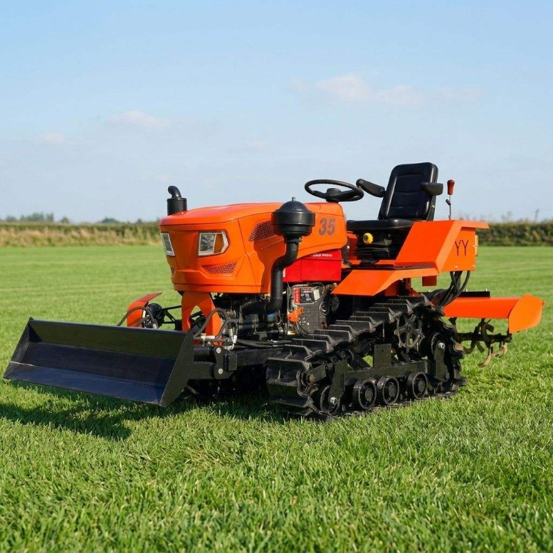 Raupenschlepper 4WD Bodenfräse – Farming Equipment For Agriculture Bewertung und Preis