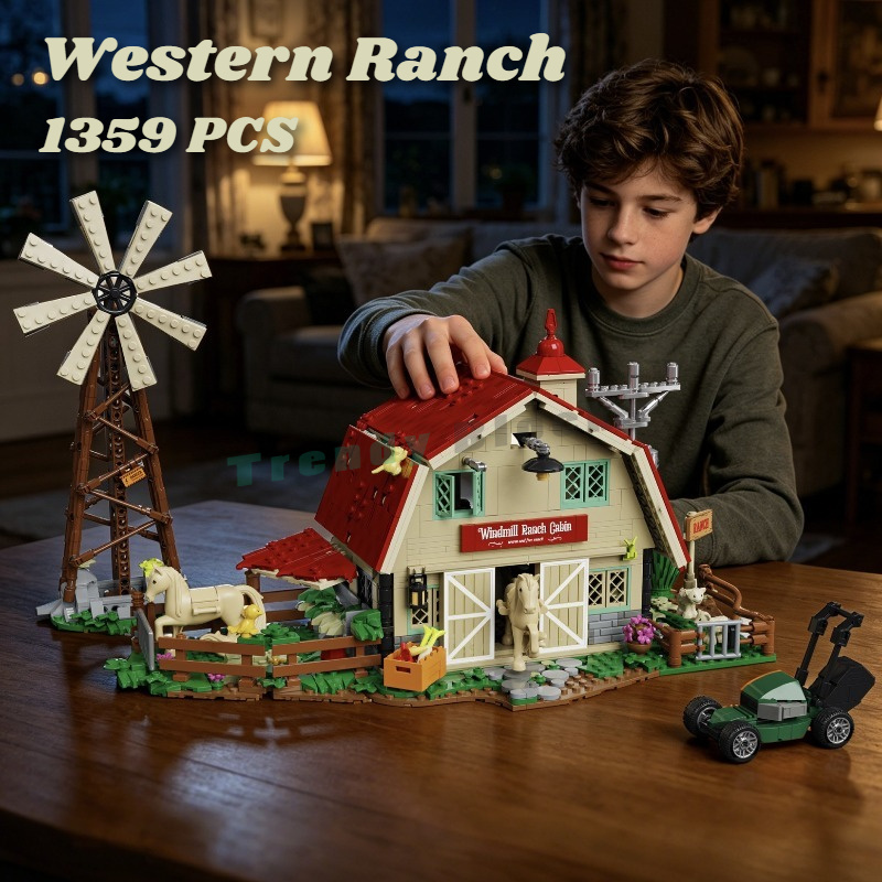 1359-teiliger Bausatz „Western – Agriculture Farm House Bewertung und Preis